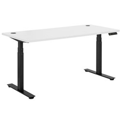 Amplify Rapid Assembly Electric Height Adjustable Desk Dual Motor 1800x800mm White/Black
