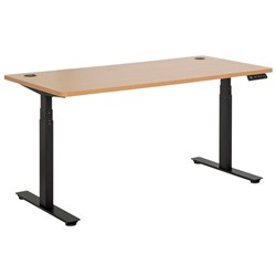 Amplify Rapid Assembly Electric Height Adjustable Desk Dual Motor 1800x800mm Beech/Black