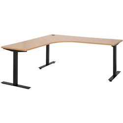 Amplify ML575 Workstation 1500x1500x600mm Beech/Black