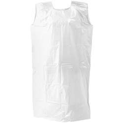 Eagle LDPE Smock 700x1130mm White, Carton  of 200