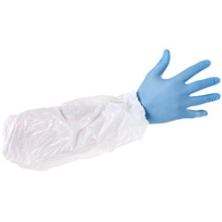 Eagle Over Sleeve Standard PE 16 Inch White, Carton of 1000