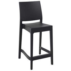 May May Kitchen Stool 650mm Black