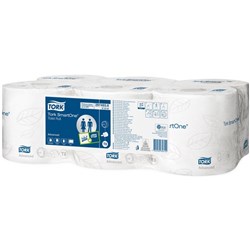 Tork T8 SmartOne Jumbo Toilet Tissue 2 Ply 1150 Sheets, Carton of 6