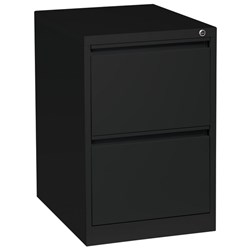 Firstline Filing Cabinet 2 Drawer Vertical Black Texture
