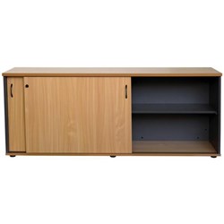 Firstline Credenza 1800x730mm Beech/Ironstone