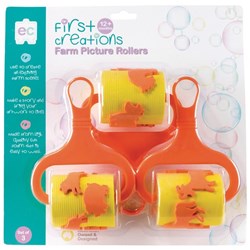EC First Creation Farm Picture Rollers, Set of 3