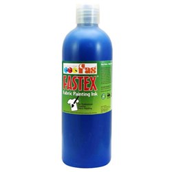 Fastex Fabric Painting Textile Ink Blue 500ml