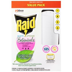 Raid Earth Options Botanicals Automatic Advanced Multi-Insect Control System