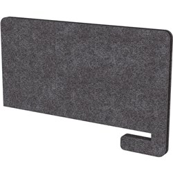 E-Panel Tab Slide On Screen 650x27x400mm Charcoal Grey