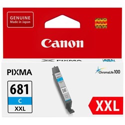 Canon CLI-681XXLC Cyan Ink Cartridge Extra High Yield