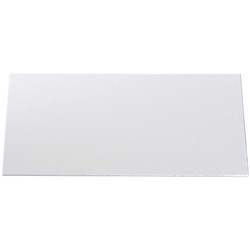 Plain Double Sided Mirror Unbreakable 100x50mm