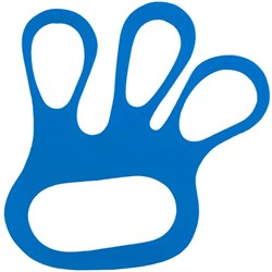 Eagle TPU Finger Mesh Support Glove Tensioners Blue, Bag of 100