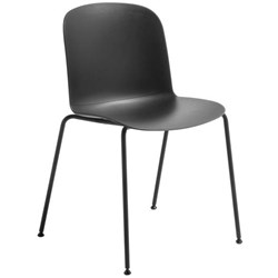 Adapt Visitor Chair 4 Leg Base Black/Black