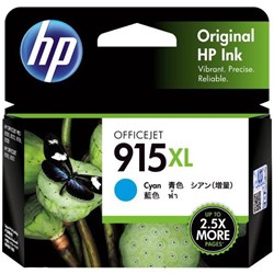HP 915XL Cyan Ink Cartridge 3YM19AA