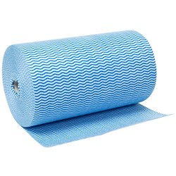 Eagle Heavy Duty Antibacterial Wipes 60gsm 300mm x 50m Blue