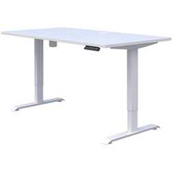 Duo II Electric Height Adjustable Desk 1800x800mm Snowdrift/White