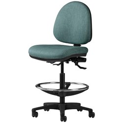 Logic Tech Mid Back 2 Lever High Lift Chair With Foot Ring Keylargo Fabric/Atlantic