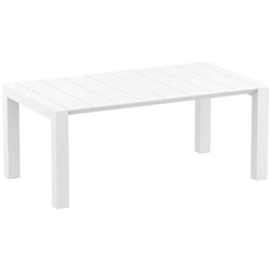 Vomo Polyprop Outdoor Table Medium White