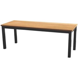 Garapa Outdoor Bench 1800mm Garapa Timber/Stainless Steel