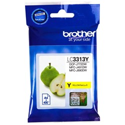 Brother LC3313-Y Yellow Ink Cartridge High Yield