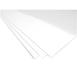 Vaquform High Impact Polystyrene Sheets 1.5mm White, Pack of 12