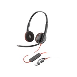 Plantronics Blackwire C3220 UC Wired USB-C & USB-A Binaural Headset