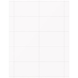 Corporate Express Convention Name Card Holder Inserts White, Pack of 250