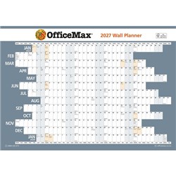 OfficeMax Dated Year Wall Planner Double Sided 990x700mm 2027