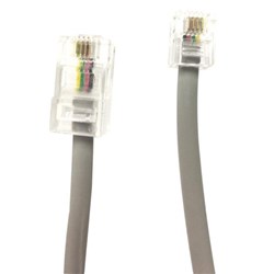 Dynamix RJ12 To Rj45 Cable 2m Grey