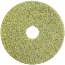 Taski Twister Floor Cleaning Pad 16 Inch Yellow, Pack of 2