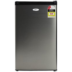 Nero Bar Fridge & Freezer 125L Stainless Steel/Black