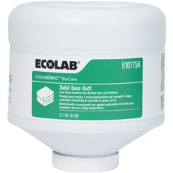 Ecolab Aquanomic Biocare Solid Sour-Soft Laundry Cleaner