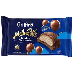 Griffin's MallowPuffs Biscuits Double Chocolate 200g
