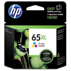 HP 65XL Tri-Colour Inkjet Cartridge High Yield N9K03AA