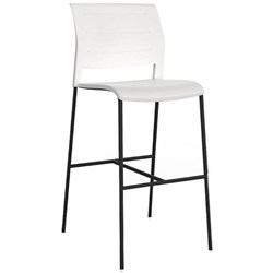 Game Bar Stool 750mm White/Black