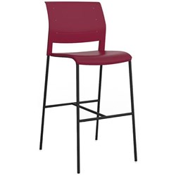 Game Bar Stool 750mm Red/Black
