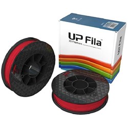 UP Fila ABS 3D Filament Spool 500g Matte Red, Box of 2 Rolls