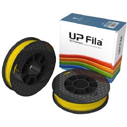 UP Fila ABS 3D Filament Spool 500g Matte Yellow, Box of 2 Rolls