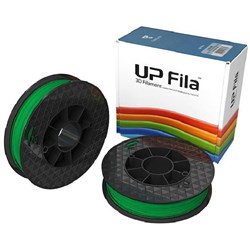 UP Fila ABS 3D Filament Spool 500g Matte Green, Box of 2 Rolls