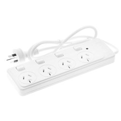 The Brute Power Co Powerboard Individual Switches 4 Socket
