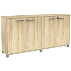 Cubit Credenza 4 Doors Atlantic Oak 1800x450x900mm
