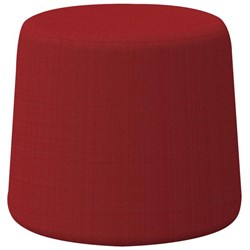 Motion Otto Ottoman Splice Fabric/Red