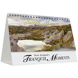 Easy2C Desk Calendar Month To View NZ Tranquil Moments 2025