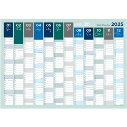 Easy2C Wall Planner Double Sided 990x700mm 2025