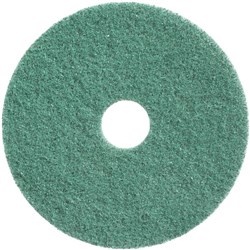 Twister Floor Cleaning Pad 15 Inch Green, Pack of 2