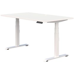 Summit II Single User Electric Desk Cable Port 1200mm Snowdrift/White