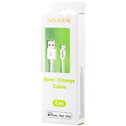 Adata Sync & Charge Lightning Cable Type USB-A 2.0 White 1m