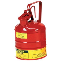 Justrite Safety Spill Can Flammable 4L Red