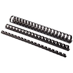 Fellowes 12mm Binding Coils 21 Ring Black, Box of 100
