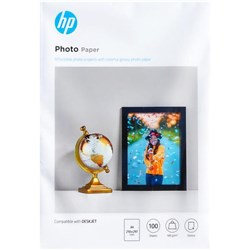 HP A4 180gsm Glossy Deskjet/Inkjet Photo Paper, Pack of 100